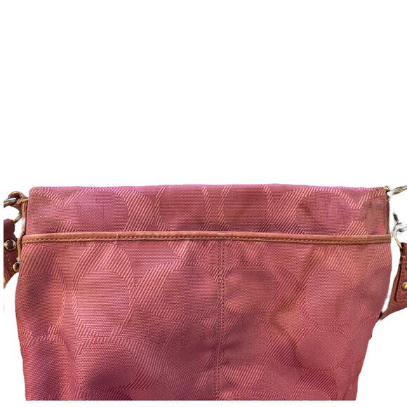 Coach Purple Signature CC Crossbody Purse F14872 - Picture 9 of 13